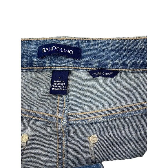 Bandolino Women's Millie Capri Denim Jeans - Picture 4 of 7